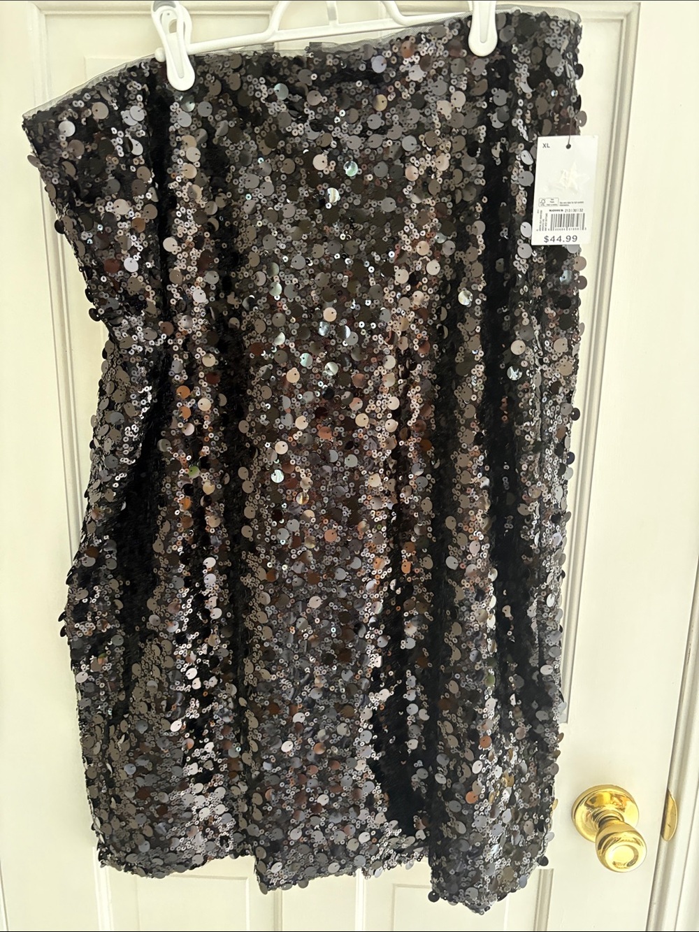 Nine West black sequin skirt brand new with tags xl